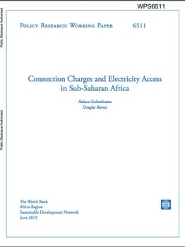 Connection Charges and Electricity Access in Sub-Saharan Africa