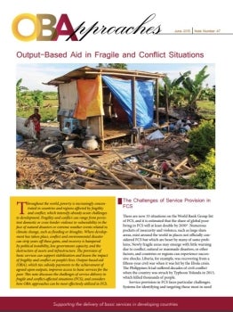 Output-Based Aid in Fragile and Conflict Situations FCV OBA47 GPRBA