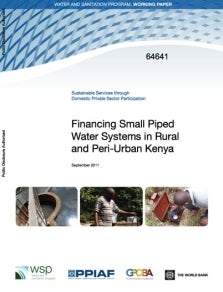 Financing Small Piped Water Systems in Rural and Peri-Urban Kenya