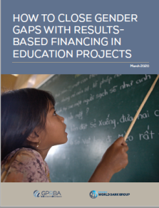 Cover - Closing Gender Gaps in Education Projects with RBF GPRBA