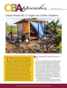 Output-Based Aid in Fragile and Conflict Situations FCV OBA47 GPRBA