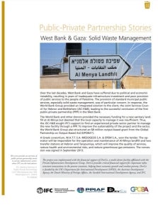 PPP Stories - West Bank and Gaza Solid Waste Management 